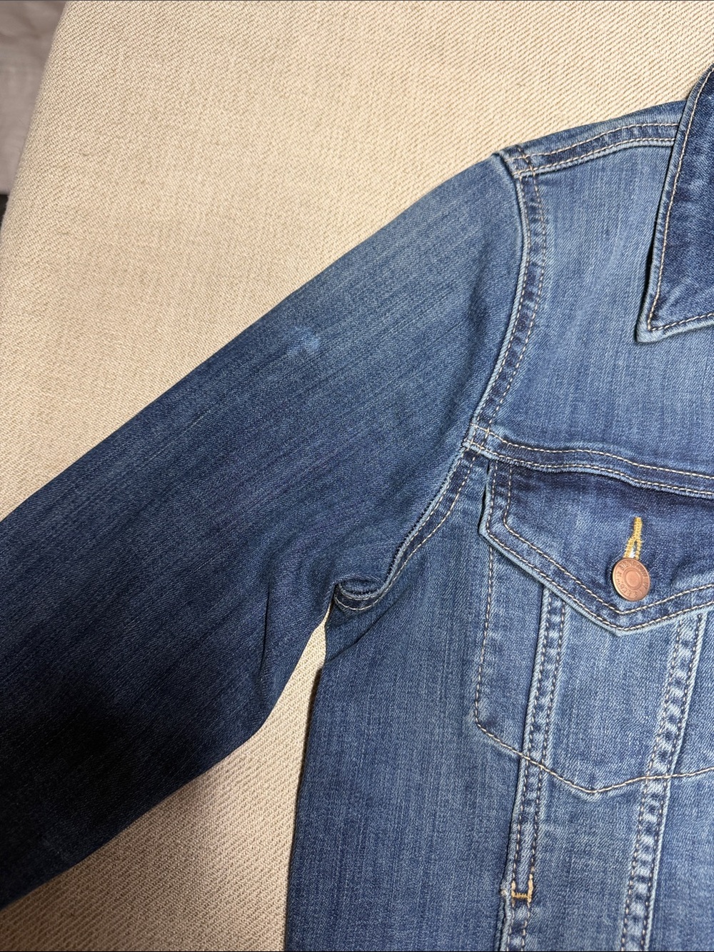 Signature by Levi Strauss Blue Denim Jacket with Copper Buttons. 0169 - Picture 3 of 10